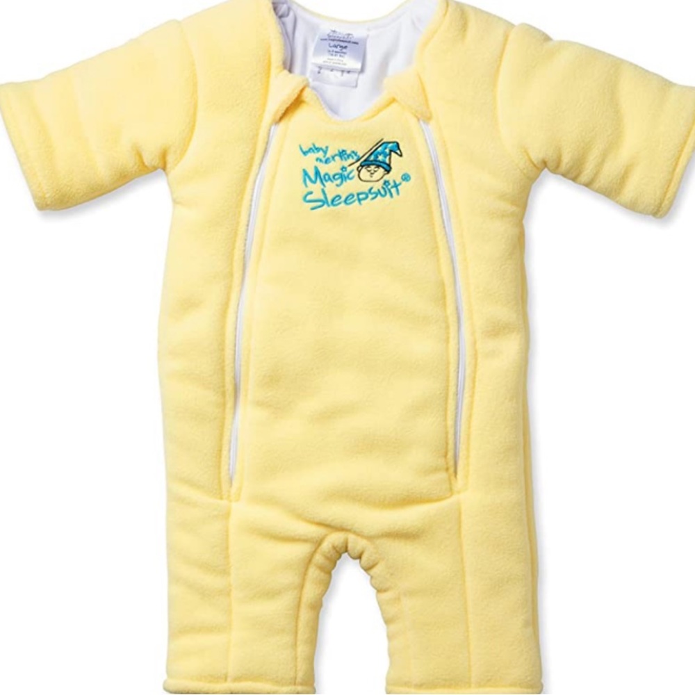 Merlin Magic Sleepsuit Yellow Large NWT